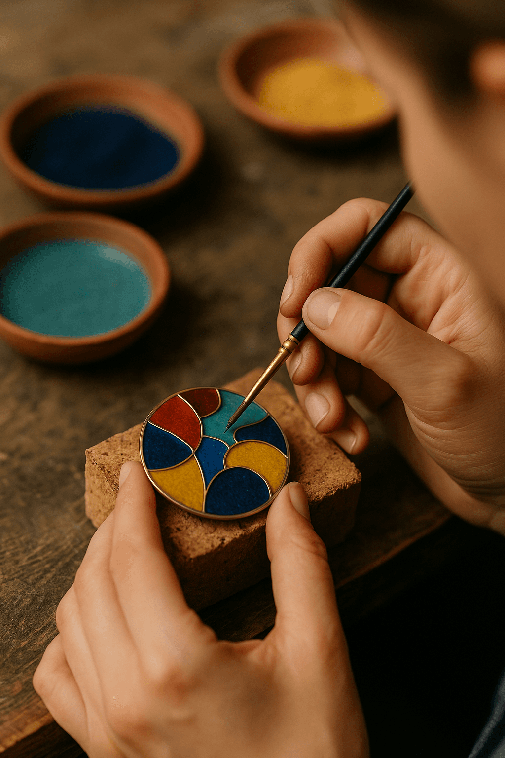 Smooth glossy surface