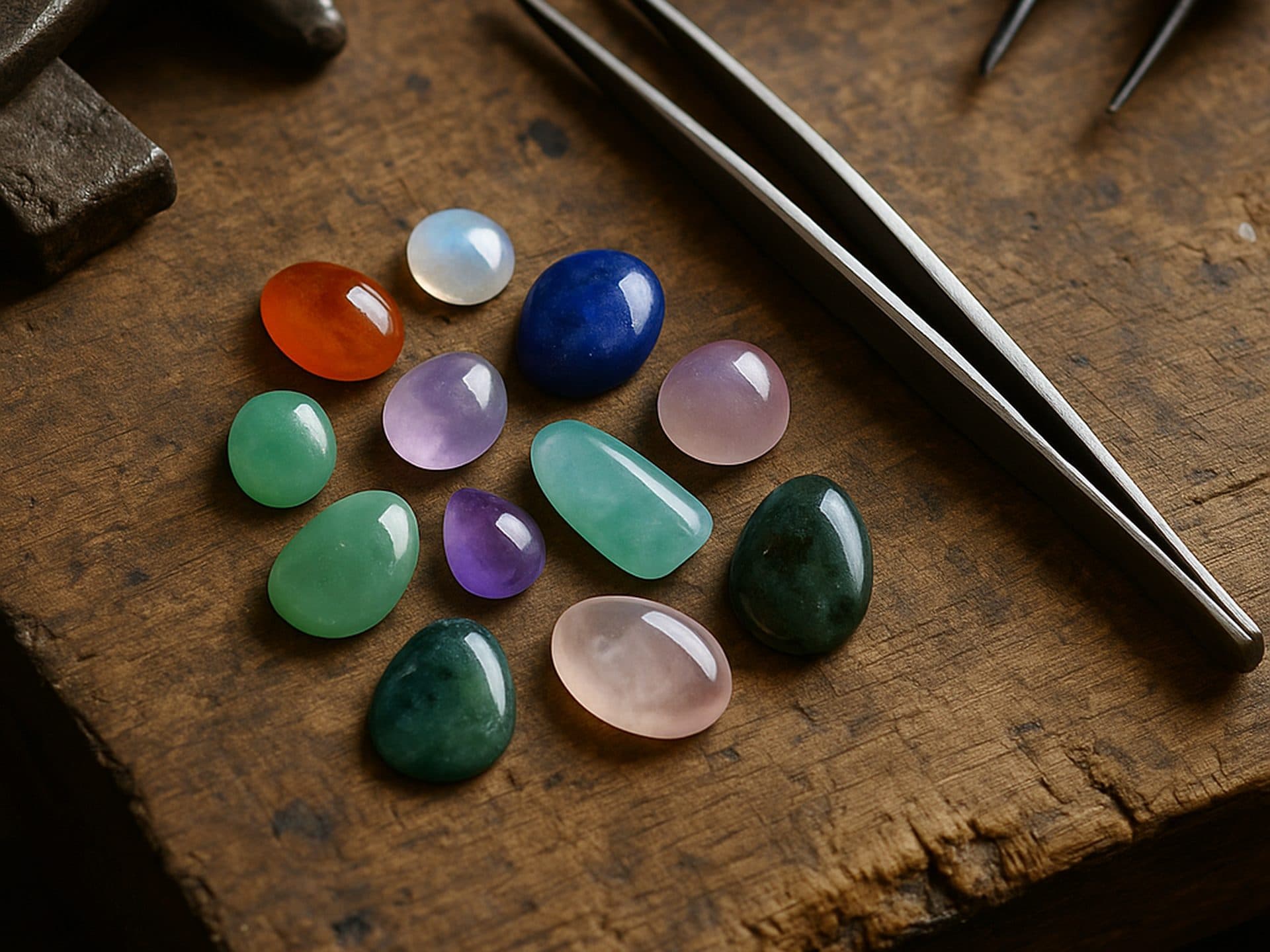 Hand setting and polishing