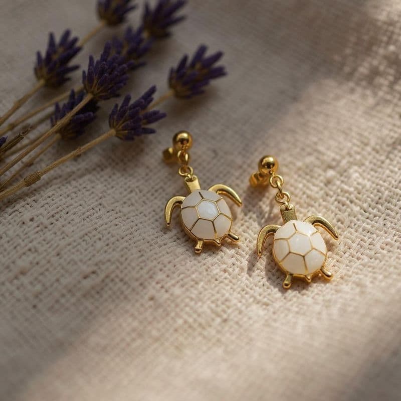 Boucles d’oreilles Tortues